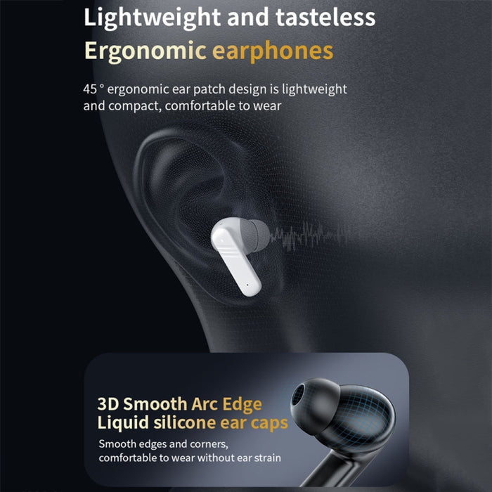 Auriculares inalámbricos Bluetooth con reducción de ruido dual ANC+ENC y pantalla táctil a todo color LX-10