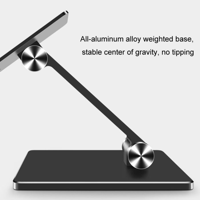 Soporte de tableta de aleación de aluminio Soporte de escritorio plegable para teléfono móvil, MT134