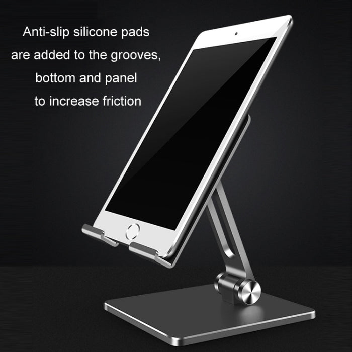 Soporte de tableta de aleación de aluminio Soporte de escritorio plegable para teléfono móvil, MT134