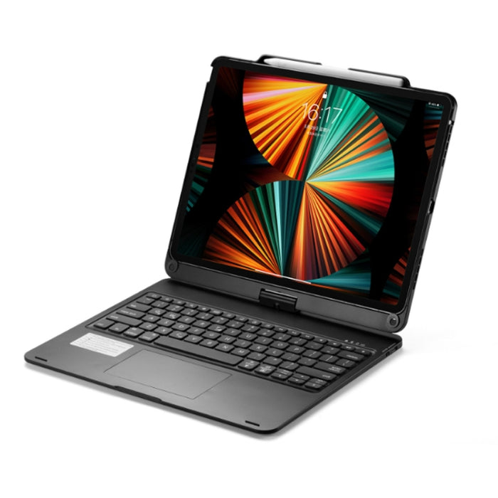 Teclado táctil Bluetooth con retroiluminación y rotación de 360 grados para iPad Pro de 12,9 pulgadas 2022/2021/2020/2018, For iPad Pro 12.9 Inch