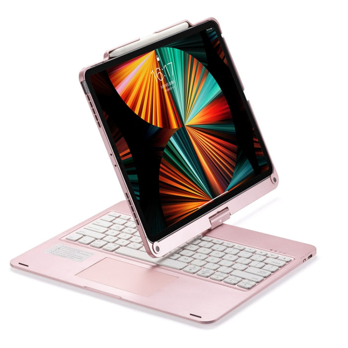 Teclado táctil Bluetooth con retroiluminación y rotación de 360 grados para iPad Pro de 12,9 pulgadas 2022/2021/2020/2018, For iPad Pro 12.9 Inch