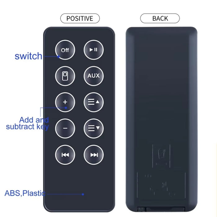 Piezas de repuesto para el control remoto del altavoz Bluetooth BOSE SD10, For BOSE SD10