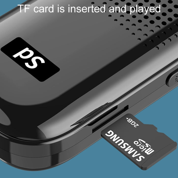 Receptor de audio Bluetooth multifuncional con clip y radio FM enchufable