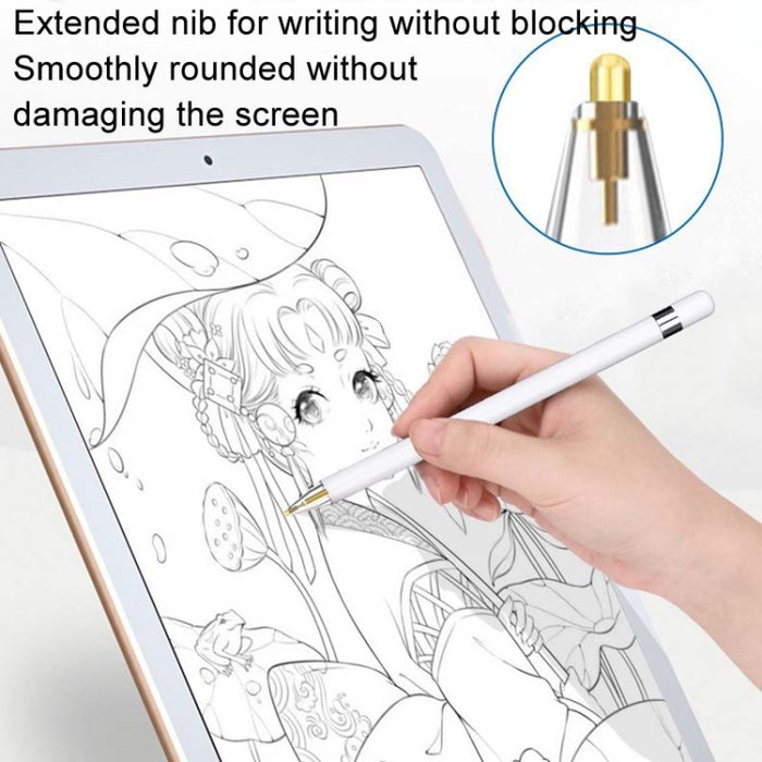 Puntas de repuesto para Apple Pencil Puntas modificadas, 4.0 Extended White Shell Silver Tip, 3.5 Standard White Shell Silver Tip, 3.0 Round Head White Shell Silver Tip, 4.0 Extended White Shell Gold Tip, 3.5 Standard White Shell Gold Tip              ...