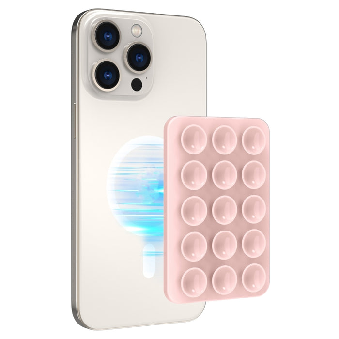 AhaStyle CY202 Soporte magnético para teléfono con ventosa Adhesivo de silicona con espejo