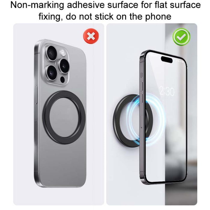 Soporte magnético para teléfono de pared de aleación de zinc para coche, anillo magnético para teléfono móvil, Zinc Alloy Magnetic