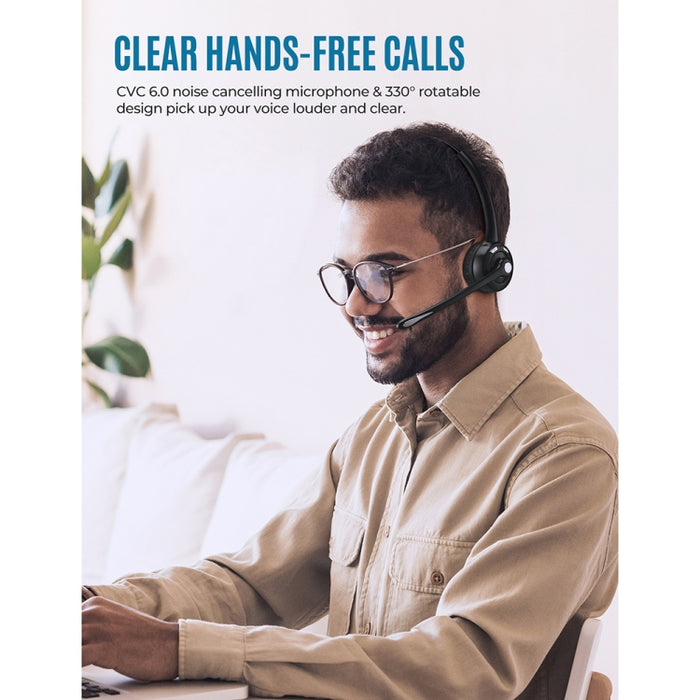 Auriculares inalámbricos mono Bluetooth 5.0 para empresas Auriculares dedicados para atención al cliente
