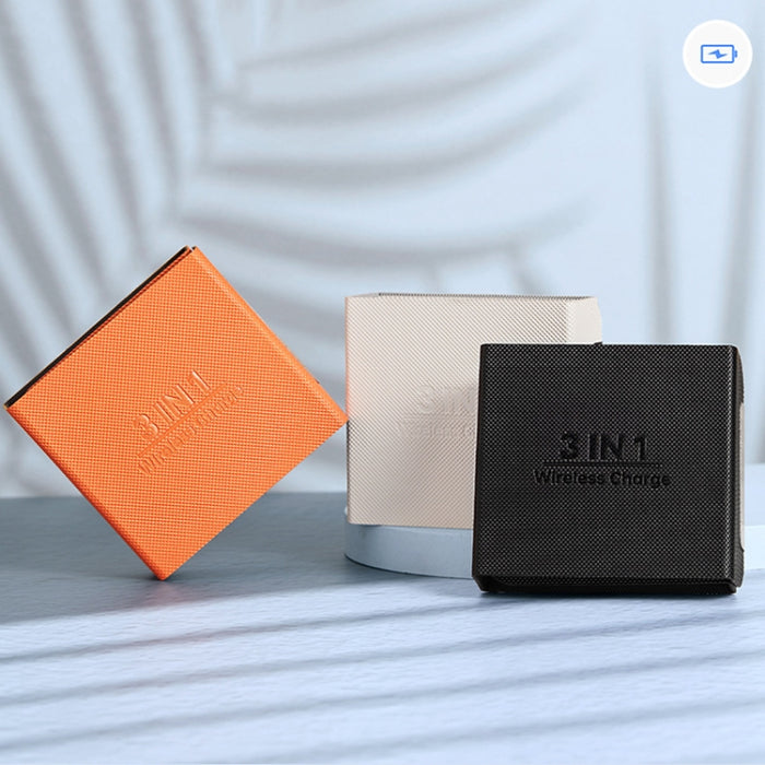 Cargador inalámbrico plegable 3 en 1 Magsafe, carga rápida inalámbrica portátil