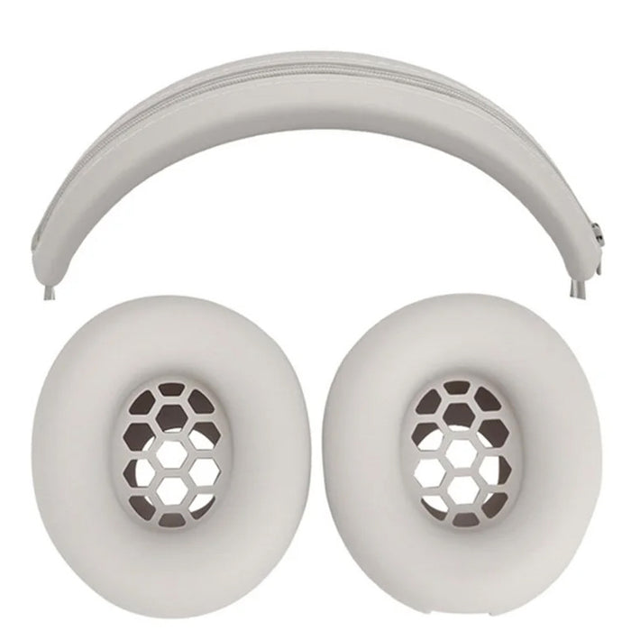Juego de almohadillas de silicona para los oídos y funda para la diadema para auriculares Beats Studio Pro, Set Black, Set Beige, Set Red, Set Deep Blue