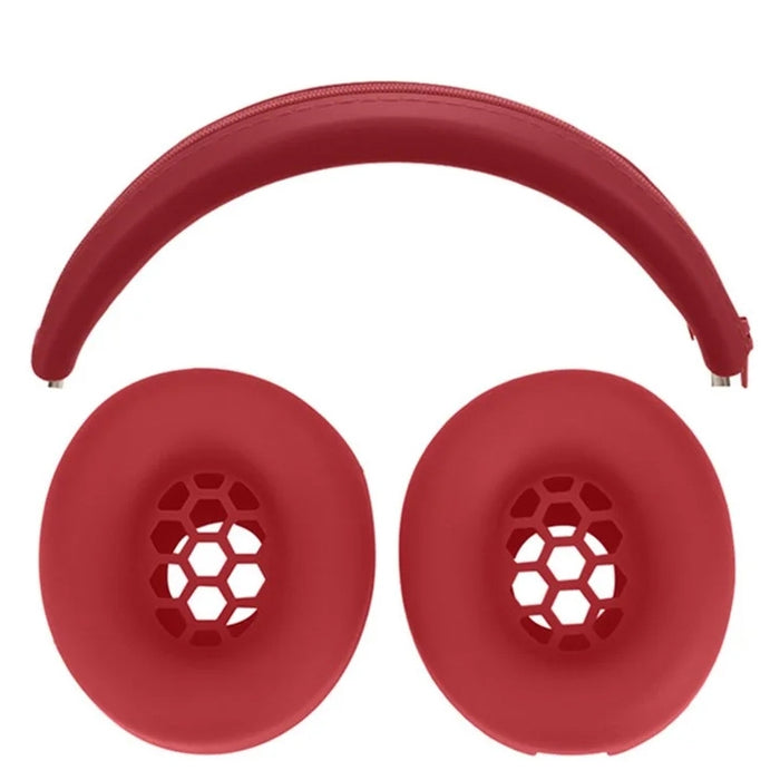 Juego de almohadillas de silicona para los oídos y funda para la diadema para auriculares Beats Studio Pro, Set Black, Set Beige, Set Red, Set Deep Blue