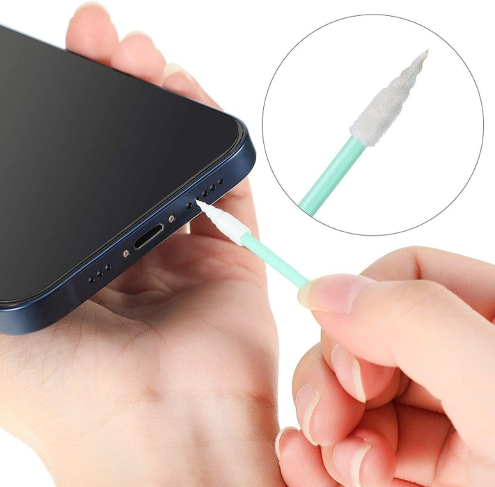 Kit de limpieza de tapones antipolvo de metal para teléfonos móviles con interfaz tipo C