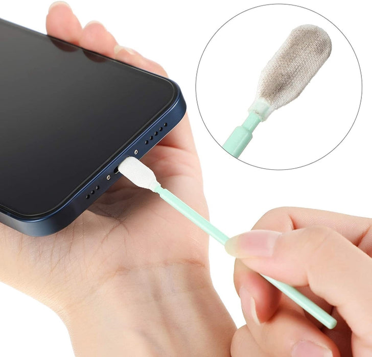 Kit de limpieza de tapones antipolvo de metal para teléfonos móviles con interfaz tipo C