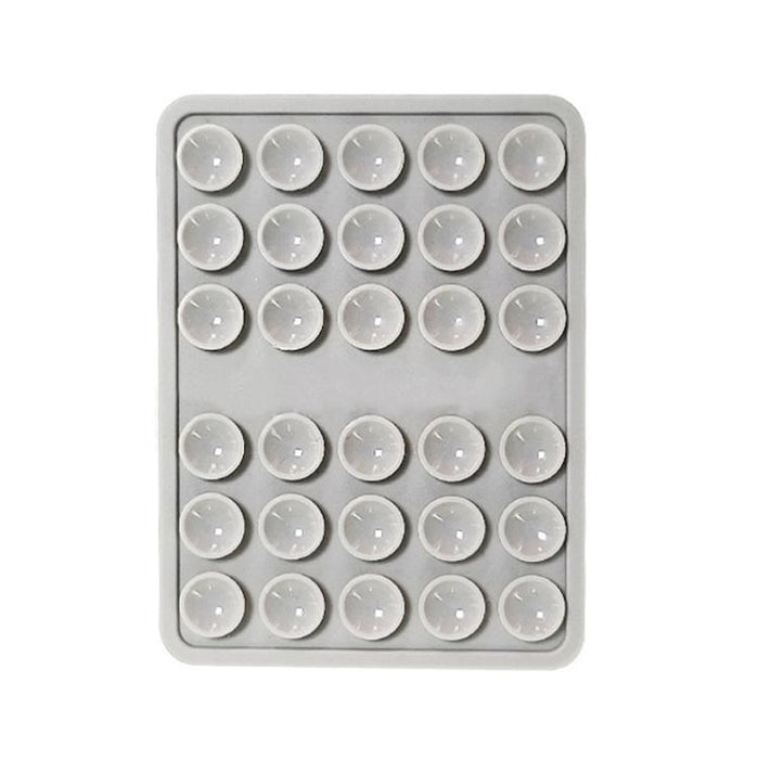 Soporte para teléfono móvil con ventosa de silicona de doble cara y fijación fuerte