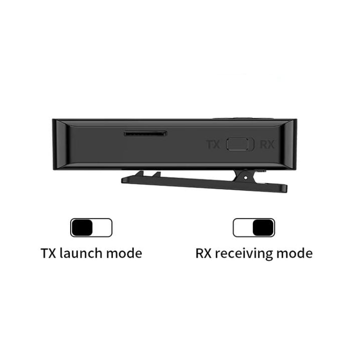 Receptor y transmisor de audio con Bluetooth 5.3 y clip MX-M06 Adaptador de audio para computadora y automóvil