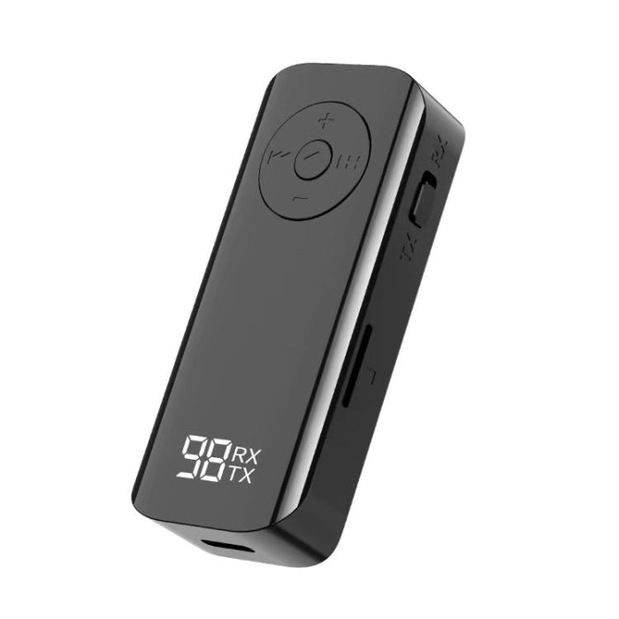 Receptor y transmisor de audio con Bluetooth 5.3 y clip MX-M06 Adaptador de audio para computadora y automóvil