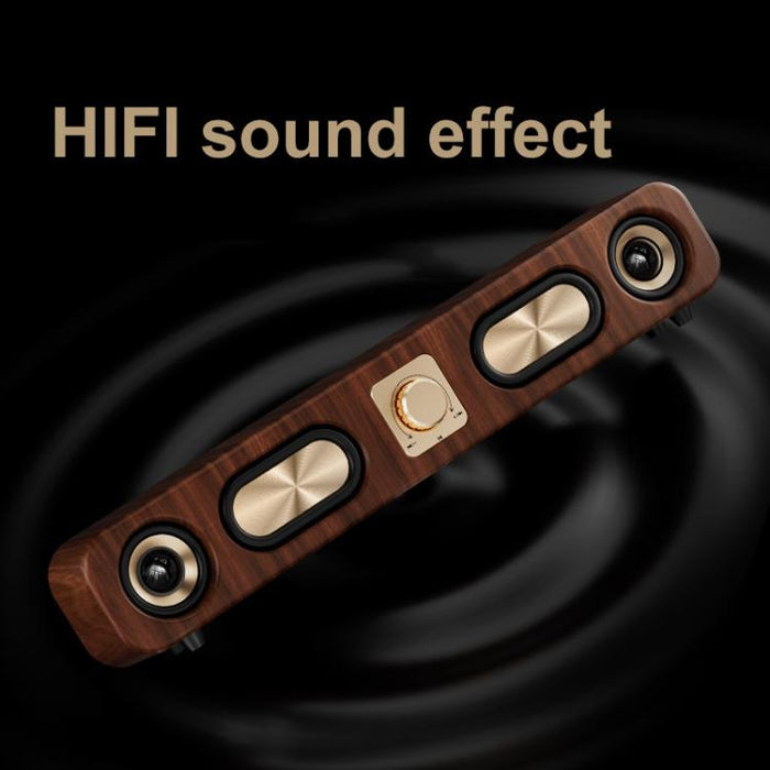 Altavoz Bluetooth inalámbrico de escritorio estéreo HIFI retro Havit M16