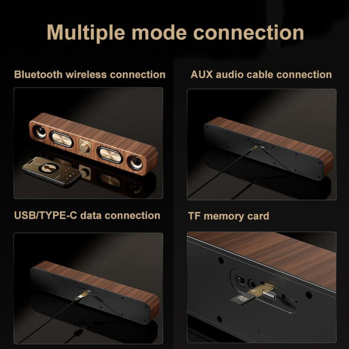 Altavoz Bluetooth inalámbrico de escritorio estéreo HIFI retro Havit M16
