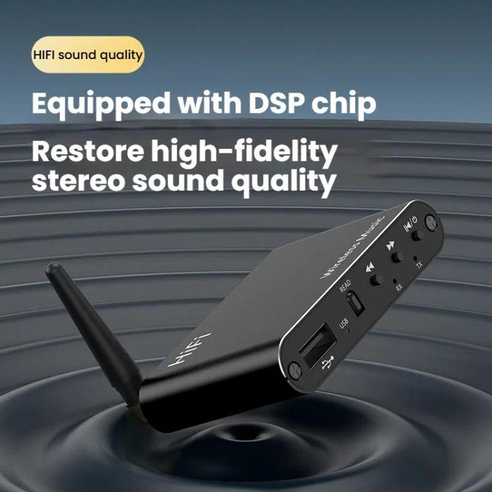 Adaptador de audio 2 en 1 con amplificador AUX y Bluetooth 5.4, Bluetooth 5.4