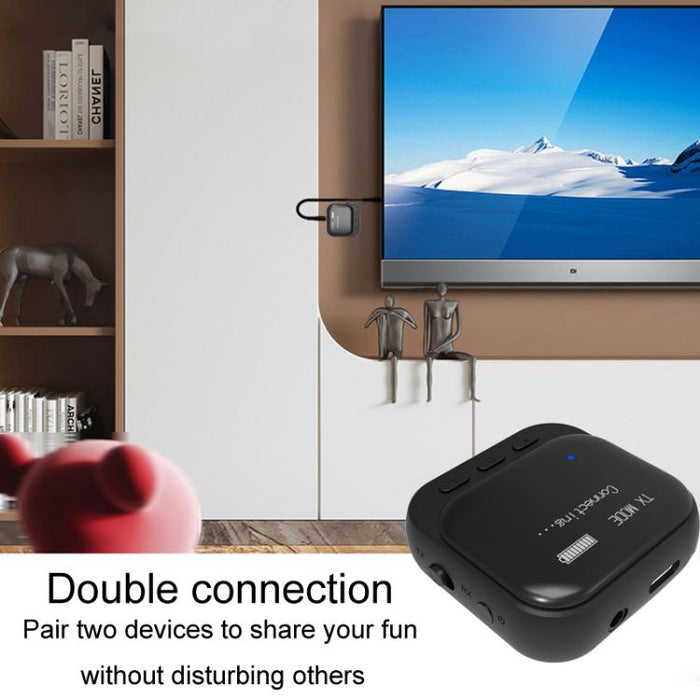 Adaptador receptor y transmisor de pantalla Bluetooth 5.2 TR82 2 en 1