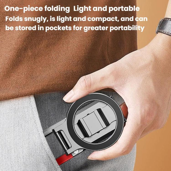 Magsafe Magnetic Cell Phone Shooter Folding Metal Clip 1/4 Expanding Stand Accessory, MB015