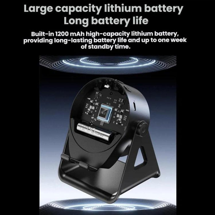 Multifunctional Wireless Sensor Speaker Rotating Phone Holder With RGB Lights