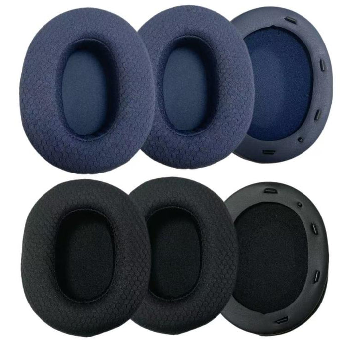 2 almohadillas de repuesto para auriculares Sony WH-XB910N, fabricadas con tela de malla transpirable.