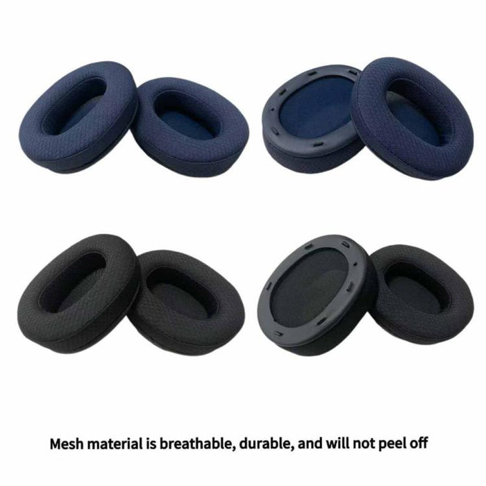 2 almohadillas de repuesto para auriculares Sony WH-XB910N, fabricadas con tela de malla transpirable.