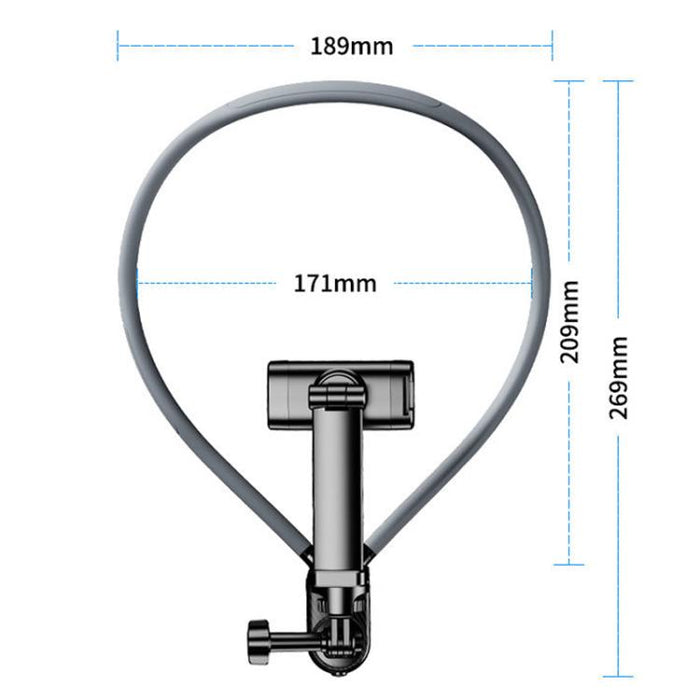 Soporte para teléfono SCS-NH001 para cuello y pecho con vista en primera persona, antivibración y manos libres para fotografía., SCS-NH001