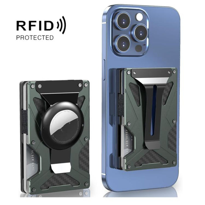 Cartera con bloqueo RFID y tarjetero magnético para AirTag de 2.ª generación / AirTag de 1.ª generación