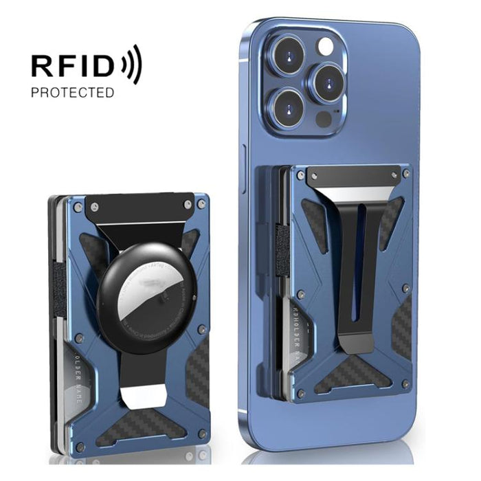 Cartera con bloqueo RFID y tarjetero magnético para AirTag de 2.ª generación / AirTag de 1.ª generación