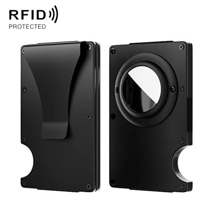 Cartera metálica con bloqueo RFID para tarjetas AirTag de 2.ª generación / AirTag de 1.ª generación