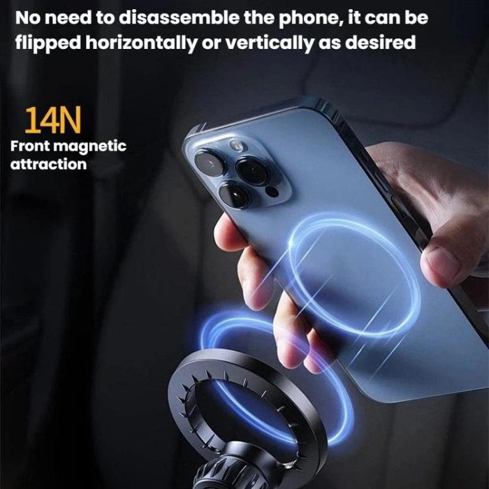 Soporte magnético para teléfono con mosquetón de aleación de aluminio y trípode portátil para fotografía