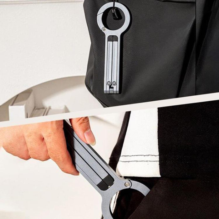 Soporte magnético para teléfono con mosquetón de aleación de aluminio y trípode portátil para fotografía