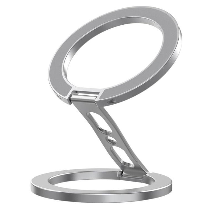 Soporte magnético doble para teléfono, totalmente plegable y multifunción, de metal.