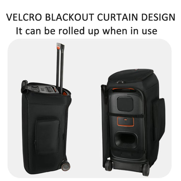 Funda mejorada para altavoz JBL Partybox Stage 320 con bolsillos laterales dobles y carcasa de malla de nailon., Upgraded Cover