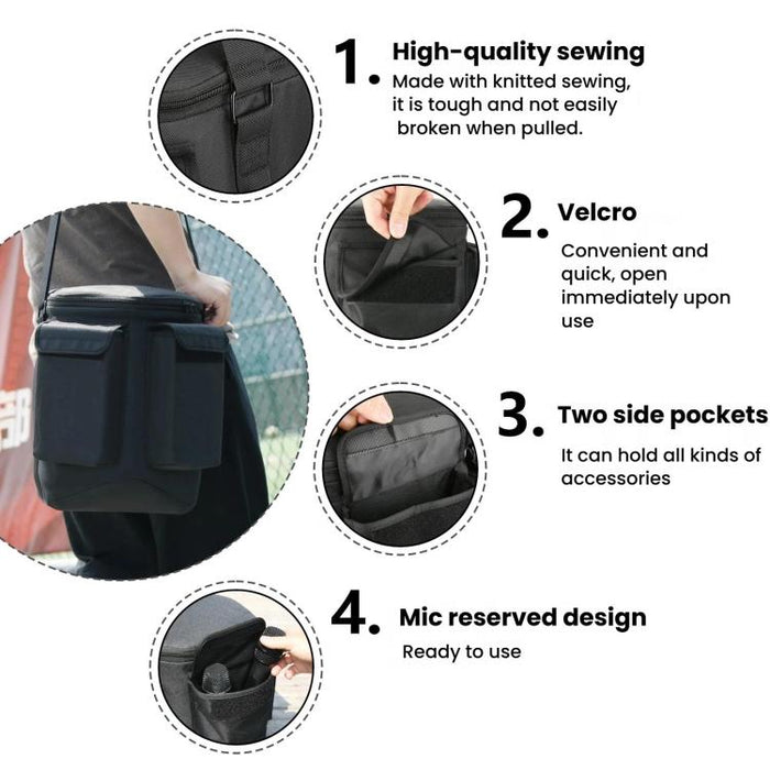 Bolso bandolera para altavoz Bose S1 Pro y S1 Pro+ con doble bolsillo, Crossbody Bag