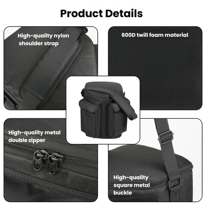 Bolso bandolera para altavoz Bose S1 Pro y S1 Pro+ con doble bolsillo, Crossbody Bag