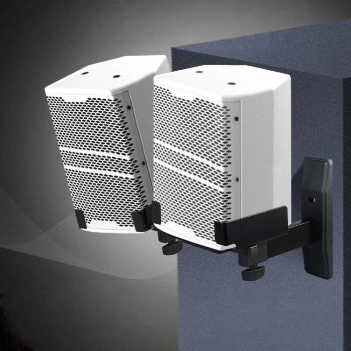 Soporte de pared con ángulo ajustable para altavoces y monitores de sonido envolvente., LKT-383, LKT-383S