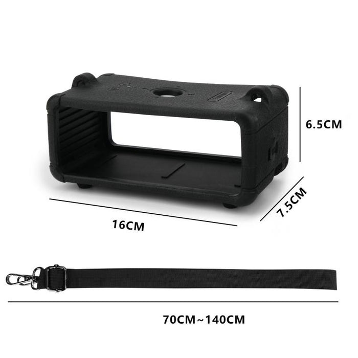 Funda protectora de silicona portátil para Marshall Emberton III con correa ajustable para el hombro.
