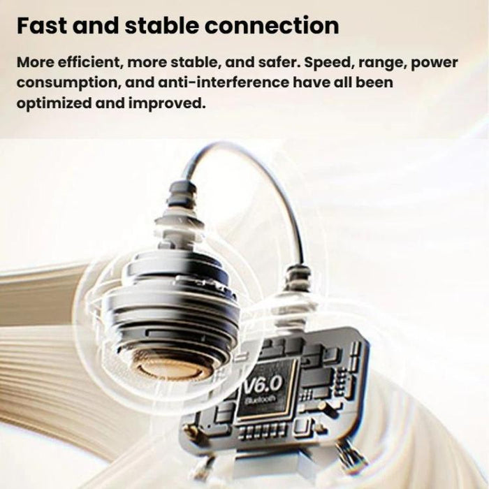 Auriculares inalámbricos Bluetooth de conducción ósea aigo CJ195, con clip para la oreja, ideales para deportes y correr.