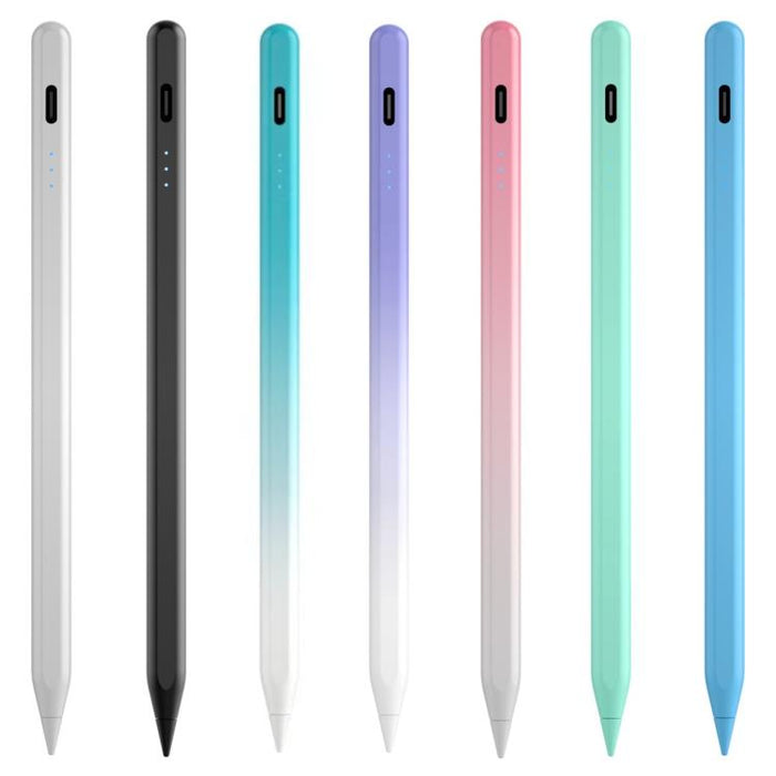 Para iPad 2018 o posterior. Indicador de encendido de tres LED. Sistema anti-pulsación accidental. Lápiz óptico capacitivo activo sensible a la inclinación y a la presión.