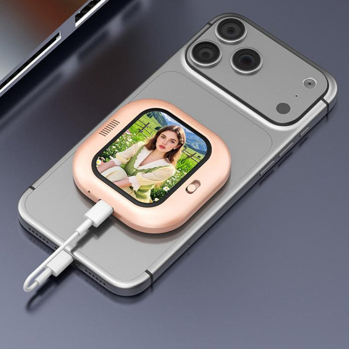 Espejo selfie magnético con cable para smartphone X3 con pantalla trasera para selfies, X3 Wired