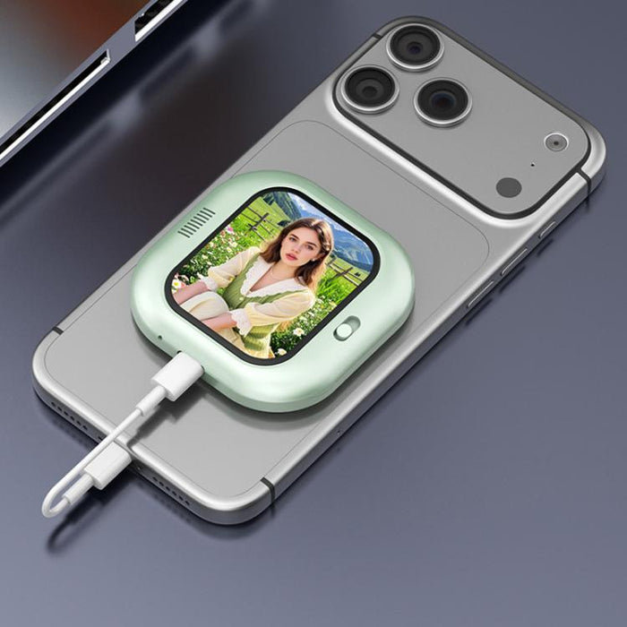 Espejo selfie magnético con cable para smartphone X3 con pantalla trasera para selfies, X3 Wired