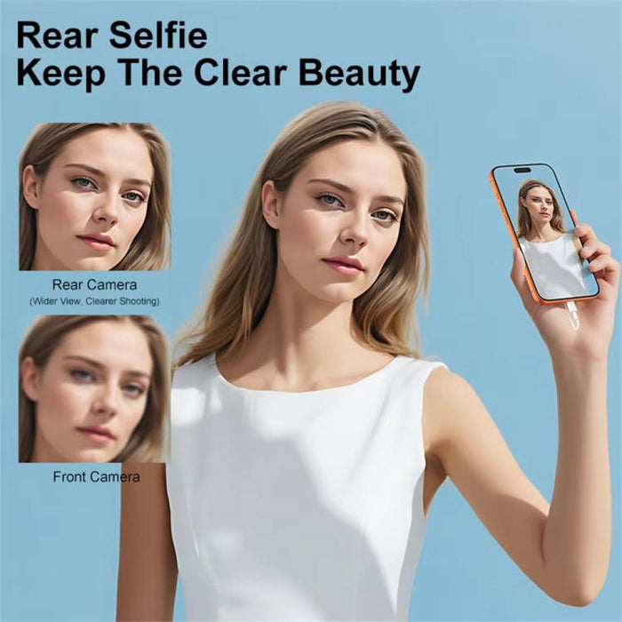 Espejo selfie magnético con cable para smartphone X3 con pantalla trasera para selfies, X3 Wired