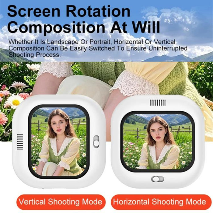 Espejo selfie magnético con cable para smartphone X3 con pantalla trasera para selfies, X3 Wired
