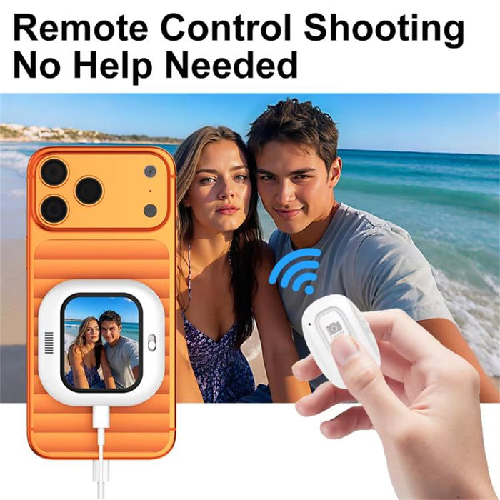 Espejo selfie magnético con cable para smartphone X3 con pantalla trasera para selfies, X3 Wired