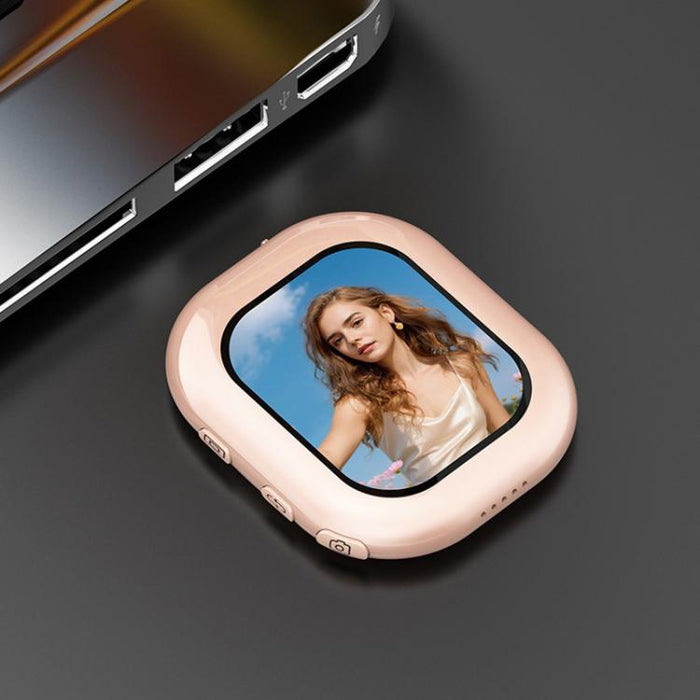 Espejo para selfies inalámbrico T3 con pantalla magnética trasera para selfies, T3 Wireless