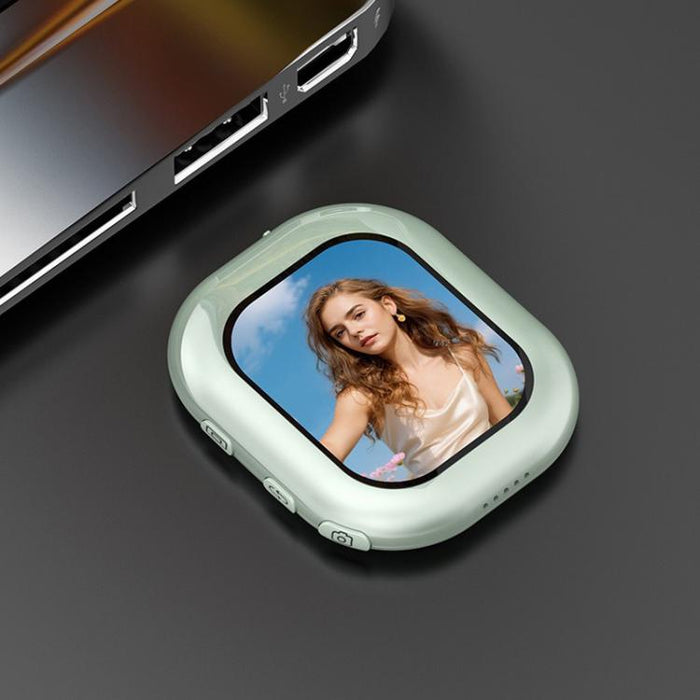 Espejo para selfies inalámbrico T3 con pantalla magnética trasera para selfies, T3 Wireless