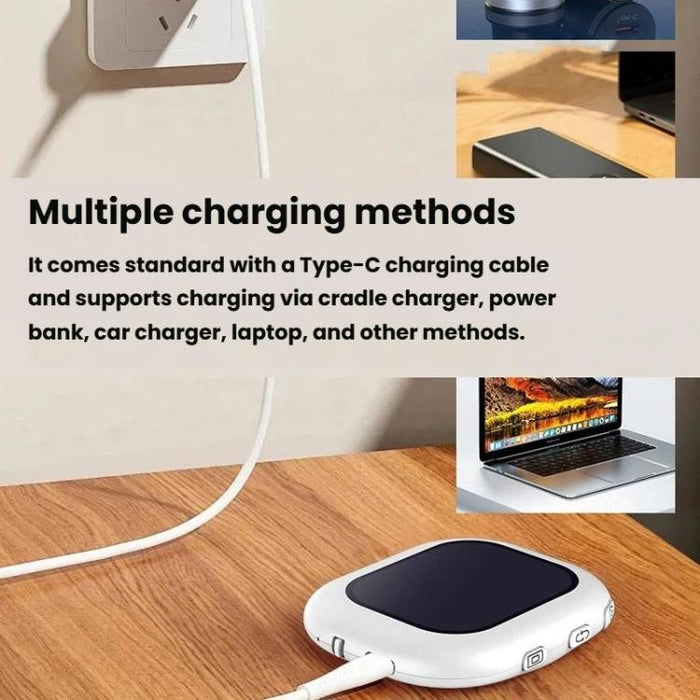 Espejo para selfies inalámbrico T3 con pantalla magnética trasera para selfies, T3 Wireless