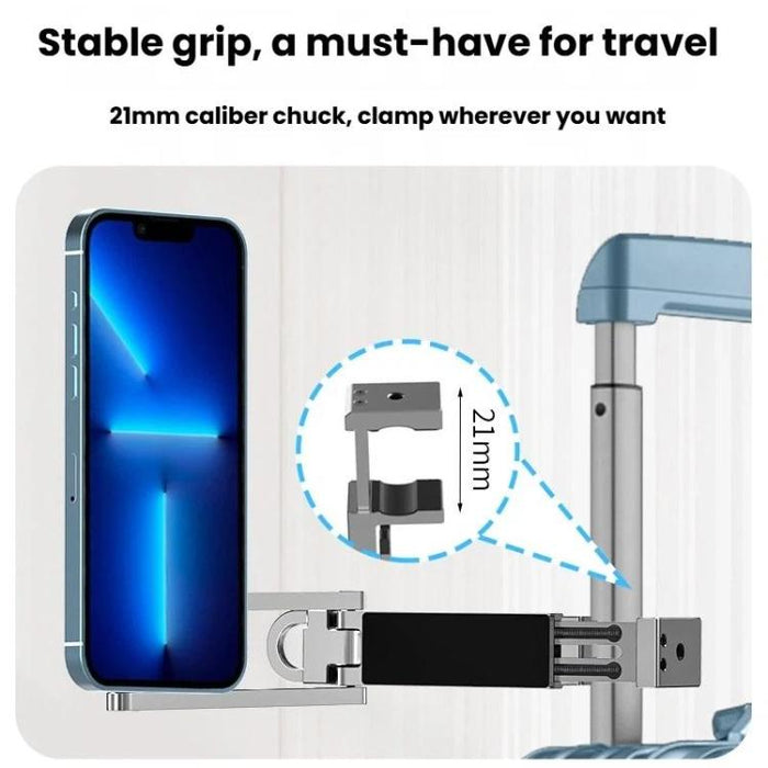 Soporte magnético plegable ultrafino para teléfono de escritorio, trípode portátil para teléfono
